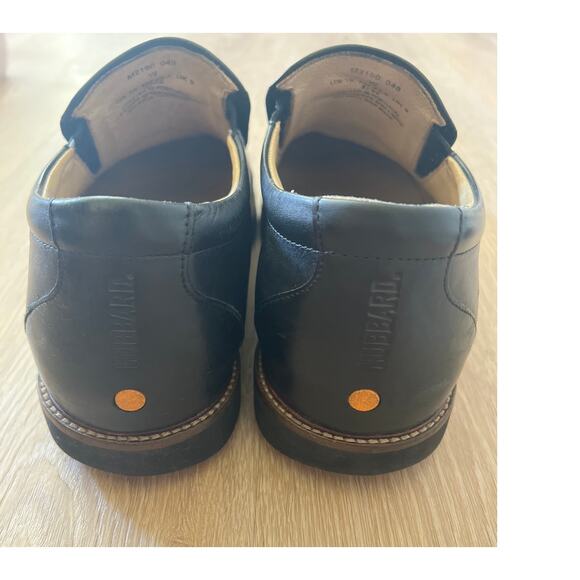 Samuel Hubbard Men’s 10 M Frequent Traveler Slip-On Black Leather Dress Shoe - Picture 4 of 7